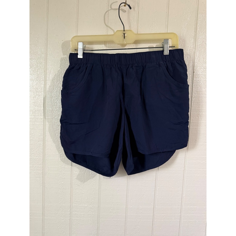 Magellan Outdoors Fish Gear Navy Blue MagRepel Athletic Hiking Shorts Womens M